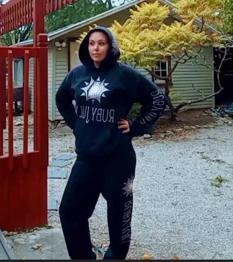 Ruby July Hoodie Outfit