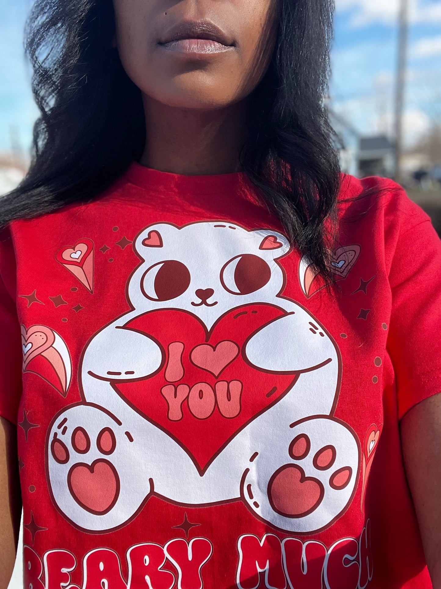 Valentine's Day "I love you BEARY much" T- Shirt