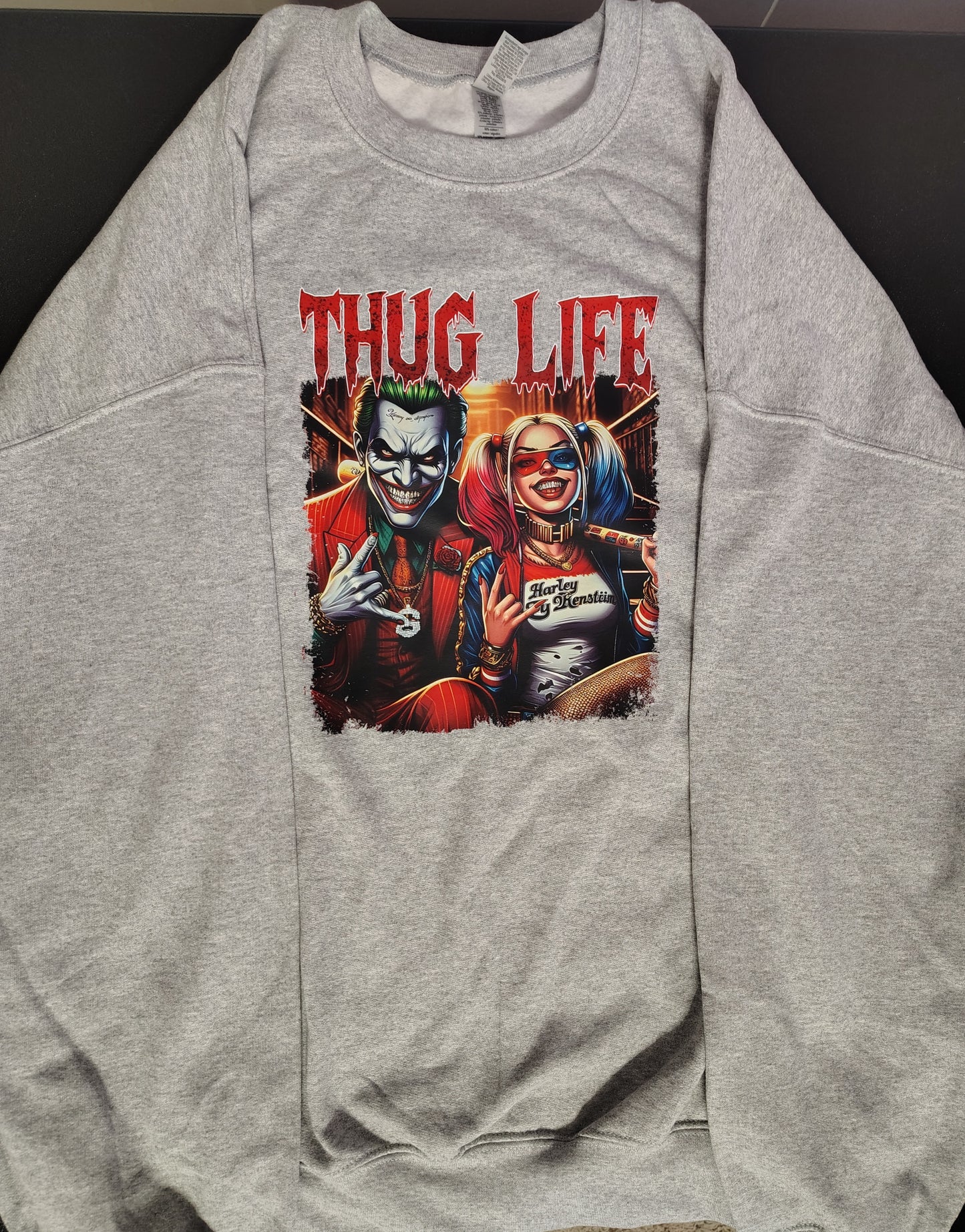 thug life joker sweater