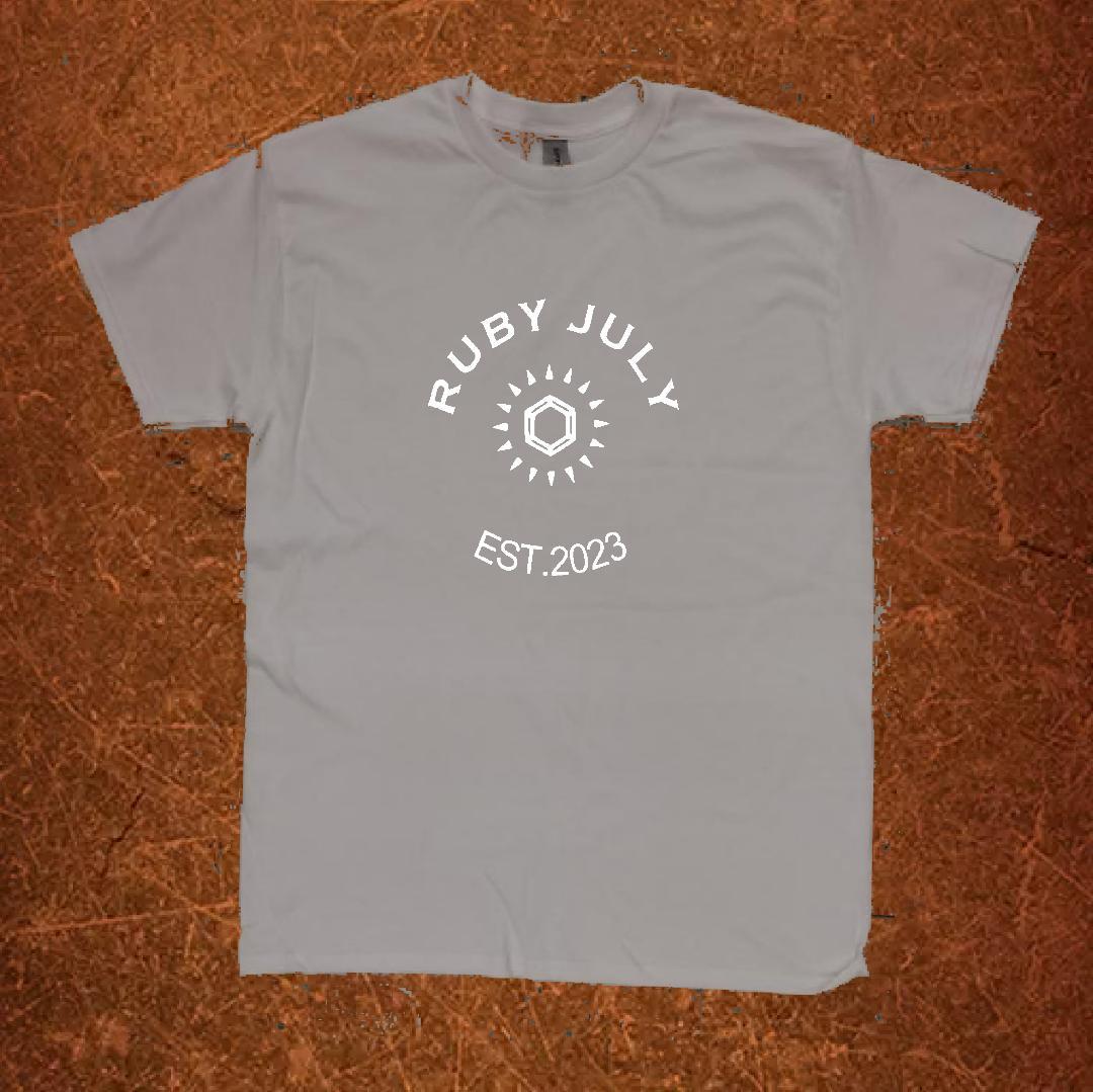 White Reflective 🤍 Logo Tee