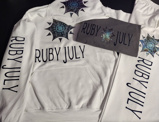 Ruby July Hoodie Outfit (BLUE DREAM)