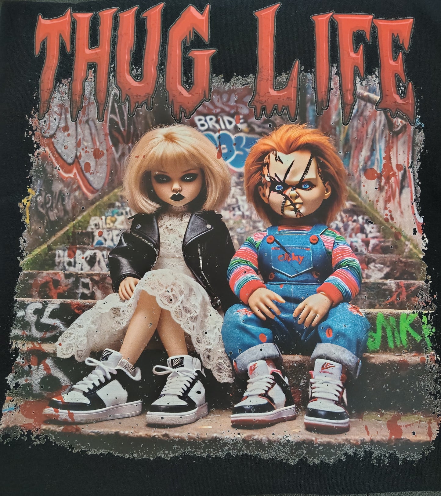 THUG LIFE HALLOWEEN T SHIRT