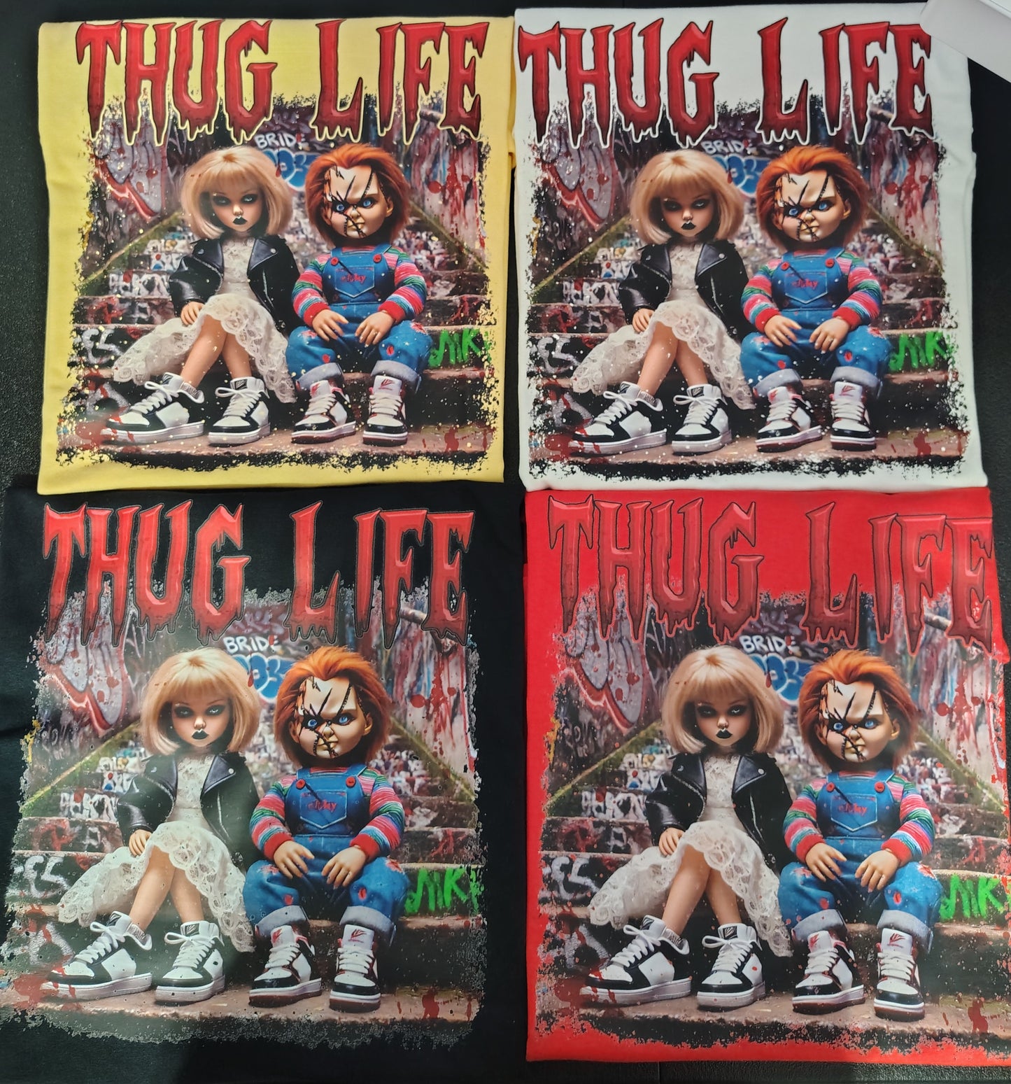 THUG LIFE HALLOWEEN T SHIRT