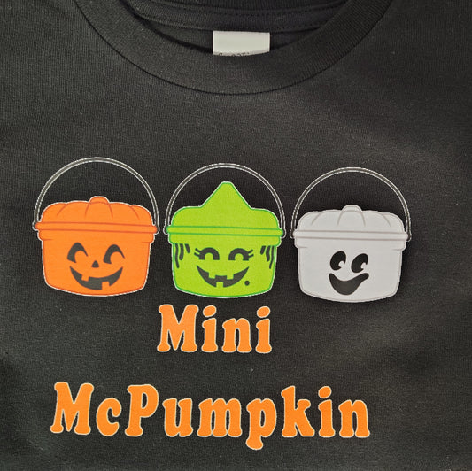 mini mc pumpkin Halloween t shirt