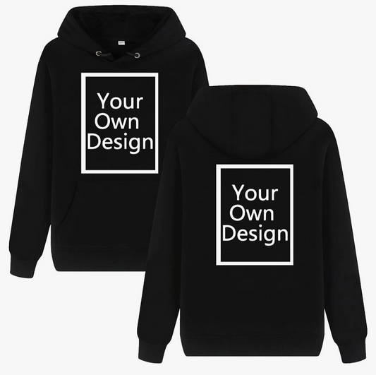 Two Large Images Front and Back) Hoodie