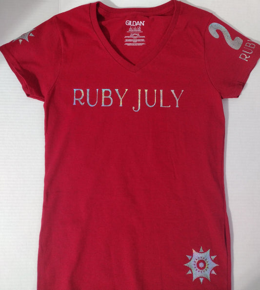 Ruby July V-neck for ladies